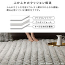ラグマット〔円形直径140cm〕 ファー ラグ 直径140cm ラグマット ふわふわ フロアマット おしゃれ 韓国風 フェイクファー もこもこ 秋冬用 絨毯 1.5畳 滑り止め付き 丸洗い 手洗い ぼん家具