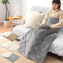 1人用こたつ布団 ひざ掛け 毛布 ブランケット 90×120cm 2枚合わせ毛布 ポケット型 こたつ布団 1人用 足入れ毛布 厚手 おしゃれ ボタン ボア 裏起毛 洗える 節電 ぼん家具