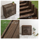 室外機カバー 室外機カバー 大型 おしゃれ 節電 木製 室外機 日よけ エアコン室外機カバー 棚 ガーデニング ラック 格子 庭 ベランダ ぼん家具