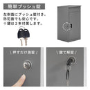宅配ボックス 大容量 142L 屋外 組み立て不要