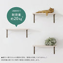 シェルフブラケット Mサイズ〔18×18cm〕 L型 棚受け 2本セット ネジ付き ブラケット 取り付け ウォールシェルフ ラック スチール DIY 壁面収納 ぼん家具
