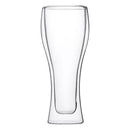 ダブルウォールビアグラス アルコールグラス ビアグラス ダブルウォールグラス 440mL ロング 大きい カップ 耐熱グラス ビールグラス タンブラー 食洗機対応 二重構造 ガラス ぼん家具