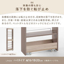 ワゴンラック ハイタイプ〔幅16～20cm〕 キッチンラック 隙間収納 キッチン収納 16cm 18cm 20cm キッチンストッカー キッチン 収納 スリムラック スリム キャスター付き 木製 ペットボトル PUTUPUTU