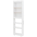 すき間収納ワゴン〔有孔ボード付き〕