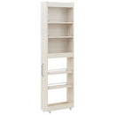 すき間収納ワゴン〔有孔ボード付き〕