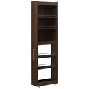 すき間収納ワゴン〔有孔ボード付き〕