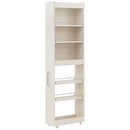 すき間収納ワゴン〔有孔ボード付き〕