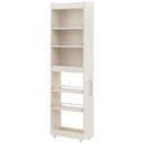 すき間収納ワゴン〔有孔ボード付き〕