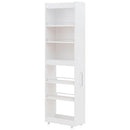 すき間収納ワゴン〔有孔ボード付き〕