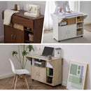 キッチンワゴン キッチン収納 キッチンカウンター 天板 拡張 調理台 キッチンワゴン 折りたたみ キッチン 作業台 キャスター付き ワゴン ラック 木製 扉付き 可動棚 ぼん家具