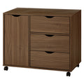キャスター付きマルチキャビネット チェスト キャスター付き 3段 キャビネット 衣類収納 テレビ台 A4 木製 リビング 北欧 ぼん家具