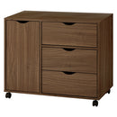 キャスター付きマルチキャビネット チェスト キャスター付き 3段 キャビネット 衣類収納 テレビ台 A4 木製 リビング 北欧 ぼん家具