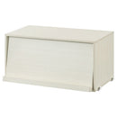 ユニットラック〔追加キャビネット〕 キャビネット 追加用 ユニットラック 本体別売 チェスト 木製 ガラス フラップ 扉 引き出し ラック 扉付き コード穴 シェルフ スチールラック ぼん家具