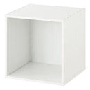 キューブボックス収納〔幅35cm・深型〕 キューブボックス 幅35cm おしゃれ 扉付き カラーボックス 収納ボックス 1段 A4 本棚 オープンラック 木製 スリム コンパクト 積み重ね ぼん家具