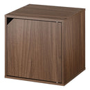 キューブボックス収納〔幅35cm・深型〕 キューブボックス 幅35cm おしゃれ 扉付き カラーボックス 収納ボックス 1段 A4 本棚 オープンラック 木製 スリム コンパクト 積み重ね ぼん家具