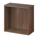 キューブボックス収納〔幅35cm・薄型〕 キューブボックス カラーボックス 収納棚 木製 おしゃれ 本棚 薄型 オープンラック 収納ボックス 扉付き 棚 2段 収納 スリム 隙間 コミック cd dvd ぼん家具