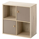 収納ボックス 収納ボックス 本棚 ラック キューブボックス収納 韓国インテリア グレージュ PUTUPUTU