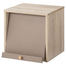 木製キューブボックス〔幅35cm〕 木製キューブボックス〔幅35cm〕 本棚 ラック キューブボックス収納 韓国インテリア グレージュ PUTUPUTU