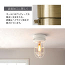 シーリングライト 1灯 マリンライト シーリングライト LED おしゃれ 照明器具 天井照明 ガラス マリンランプ レトロ 北欧 スチール 口金 e17 2畳 3畳 トイレ 寝室 玄関 ぼん家具
