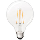 LEDフィラメント電球〔丸型〕 LED電球 ボール型 E26 60W ボール電球 電球色 昼白色 レトロ エジソン球 広配光 LEDフィラメント電球 ガラス 透明 クリア電球 フィラメント 95mm径 ぼん家具