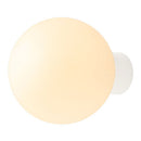 ブラケットライト 1灯 丸型 ブラケットライト 球状 乳白 ガラス玉 ウォールランプ 壁掛けライト ウォールライト 内玄関 廊下 洗面所 階段 寝室 トイレ ライト 照明 noji ノジー noji