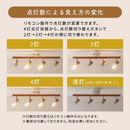 シーリングスポットライト 4灯
