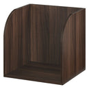 キューブボックス収納〔幅35cm・深型〕 キューブボックス 収納棚 収納ボックス 本棚 木製 おしゃれ 扉付き オープンラック 収納 引き出し スリム フラップ扉 ガラス 漫画 cd dvd ぼん家具