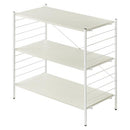 ユニットラック〔3段ラック本体〕 オープンラック 3段 可動棚 シェルフ 収納棚 木製 スチール リビング 北欧 ぼん家具