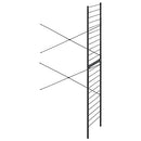 ユニットラック〔追加連結フレーム・5段ラック用〕 連結フレーム 5段ラック用 本体別売り 当店 ユニットラック 専用 5段ラック 連結可能 追加 フレーム ユニットシェルフ スチール ラック 付け足し ぼん家具