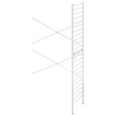 ユニットラック〔追加連結フレーム・5段ラック用〕 連結フレーム 5段ラック用 本体別売り 当店 ユニットラック 専用 5段ラック 連結可能 追加 フレーム ユニットシェルフ スチール ラック 付け足し ぼん家具