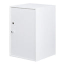 鍵付き カラーボックス 2段 小型 ロッカー