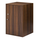 鍵付き カラーボックス 2段 小型 ロッカー