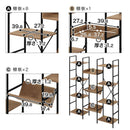 オープンラック 大型 木製×スチール