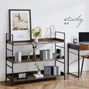 オープンラック 3段 L字棚 中段可動棚