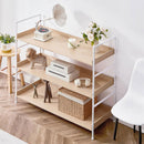 オープンラック 3段 L字棚 中段可動棚