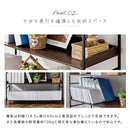 オープンラック 3段 L字棚 中段可動棚