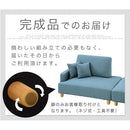 オットマン付きカウチソファ〔2点セット〕 ソファー ソファ ローソファー 3人掛け 2人掛け コーナーソファ l字 カウチソファー オットマン おしゃれ 北欧 ごろ寝 クッション ぼん家具