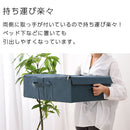 折り畳み収納ボックス〔アンダーベッドサイズ〕 収納ボックス 収納ケース 布 折りたたみ ふた付き ストレージボックス 衣類収納 大容量 衣類収納ボックス 小物 整理ボックス 蓋付 ベッド下衣類 収納 UBサイズ ぼん家具