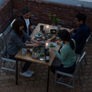 ALFRESCO　プレート190mm〔4個セット〕 お皿 食器 取皿 4枚入り 洋食 和食 皿 サラダ皿 盛り皿 器 シンプル おしゃれ キッチン 日用品 台所用品 ぼん家具
