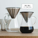 SLOW COFFE STYLE　コーヒーカラフェセット300mlステンレス コーヒー用品 カラフェ ピッチャー ハンドドリップ ドリップ スローコーヒースタイル ポット 珈琲 コンパクト おしゃれ キッチン 日用品 台所用品 ぼん家具