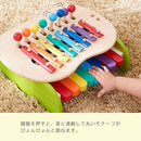 森のメロディーメーカー 鉄琴 木のおもちゃ 知育玩具 鍵盤 シロフォン バチ 2本付 天然木 ベビー キッズ 音楽 1.5歳から 2歳 3歳 幼児 誕生日プレゼント 女の子 男の子 ぼん家具