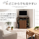 [ 幅80cm ] テレビ台ハイタイプ テレビ台 TVボード コーナー 収納 テレビラック 扉付き おしゃれ 北欧 テレビボード 32型 24型 ルーター収納 大容量 木製 ハイタイプ ぼん家具