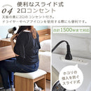 ドレッサーデスク ドレッサー おしゃれ 椅子付き セット コンセント付き デスクドレッサー 机 2WAY 化粧台 鏡台 化粧机 引き出し 小物収納 木製 コンパクト 佐藤産業