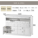 桐製ファックス台 桐チェスト 電話台 引き出し 収納棚 A4 キャビネット リビングボード 大容量 木製 ぼん家具