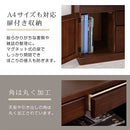 桐製ファックス台 桐チェスト 電話台 引き出し 収納棚 A4 キャビネット リビングボード 大容量 木製 ぼん家具