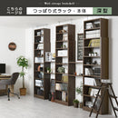 つっぱり式壁面収納ラック 本体〔深型〕幅60cm×奥行19cm 本棚 突っ張り式 9段 可動棚  壁面収納 大容量 収納棚 ブックシェルフ 地震対策 A4 ぼん家具