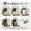 つっぱり式壁面収納ラック 本体〔深型〕幅60cm×奥行19cm 本棚 突っ張り式 9段 可動棚  壁面収納 大容量 収納棚 ブックシェルフ 地震対策 A4 ぼん家具