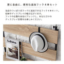 つっぱり式ラック専用フック4本セット 当店 つっぱり式ラック 専用 フック 4本セット 黒 銀色 オプション パーツ s字フック 金具 頑丈 カバン 鍵 ハンガー 収納 帽子 タオル掛け おしゃれ ぼん家具