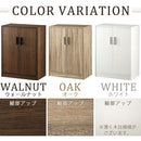 シューズボックス 2扉 薄型タイプ 幅60×奥行35cm シューズラック 下駄箱 シューズボックス 靴箱 収納 おしゃれ コンパクト 大容量 木製 扉付き 幅60 奥行35 奥深 玄関収納 可動棚 通気性 ロータイプ ぼん家具