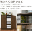 シューズボックス 2扉 薄型タイプ 幅60×奥行35cm シューズラック 下駄箱 シューズボックス 靴箱 収納 おしゃれ コンパクト 大容量 木製 扉付き 幅60 奥行35 奥深 玄関収納 可動棚 通気性 ロータイプ ぼん家具